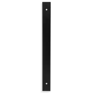 AWBP192BL - Alexander & Wilks Rectangular Cabinet Pull Backplate 232mm x 22mm (192mm c/c) - Matt Black