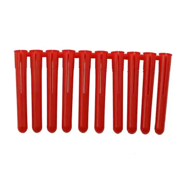 Click Here To Enlarge This Photo Of Unifix 5.5mm Red Plastic Wall Plugs (100)