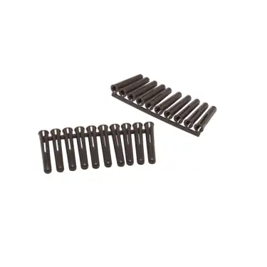 Click Here To Enlarge This Photo Of Unifix 7mm Brown Plastic Wall Plugs (100)