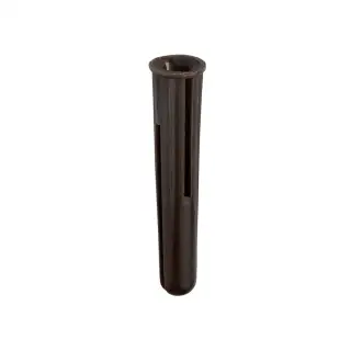 Unifix 7mm Brown Plastic Wall Plugs (100)