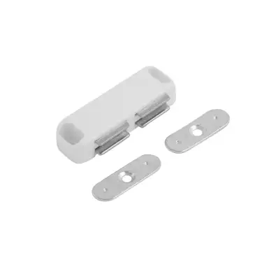 Click Here To Enlarge This Photo Of 8263 - Chase Hardware White Double Magnetic Catch (6kg)