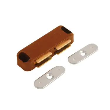 Click Here To Enlarge This Photo Of 8264 - Chase Hardware Brown Double Magnetic Catch (6kg)