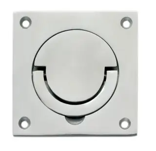 SCH.SSS Newstar BARY® 89mm x 89mm Squash Court Flush Handle - Satin Stainless Steel
