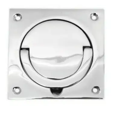 Click Here To Enlarge This Photo Of SCH.PSS Newstar BARY® 89mm x 89mm Squash Court Flush Handle - Polished Stainless Steel