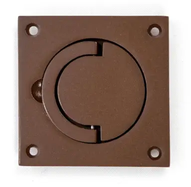 Click Here To Enlarge This Photo Of SCH.BRZ Newstar BARY® 89mm x 89mm Squash Court Flush Handle - Bronze