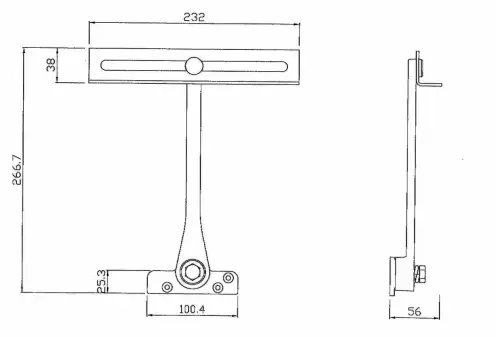 Click Here To Enlarge This Photo Of 930001.PCP Newstar BARY® Surface Limiting Stay - Polished Chrome