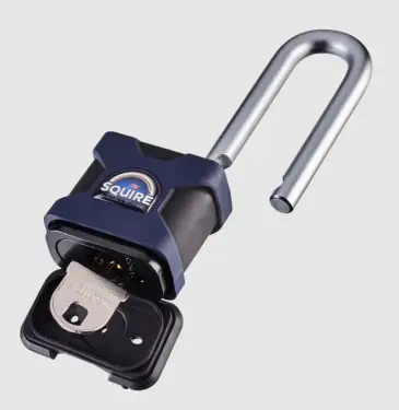 Click Here To Enlarge This Photo Of SS50P5.2.5 SQUIRE High-Security Stronghold® 50mm Long Shackle Padlock