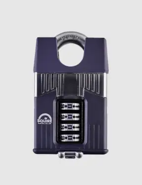 Click Here To Enlarge This Photo Of 55CS SQUIRE Warrior 55mm Heavy-Duty Combination Padlock
