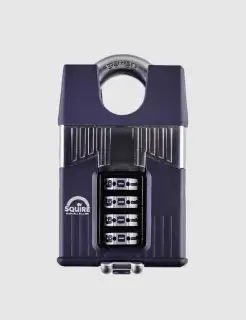 55CS SQUIRE Warrior 55mm Heavy-Duty Combination Padlock