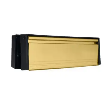 Click Here To Enlarge This Photo Of FMB1248G UAP Framemaster 12 Inch Letterplate - Gold