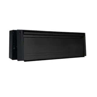 FMB1248B UAP Framemaster 12 Inch Letterplate - Black