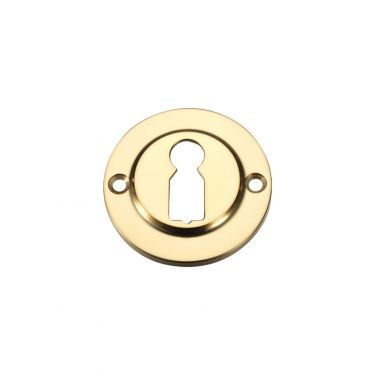 Click Here To Enlarge This Photo Of FB52 - Zoo Hardware Fulton & Bray Standard Profile Escutcheon Polished Brass