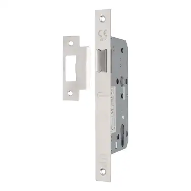 Click Here To Enlarge This Photo Of Eclipse 71411 DIN Latch 60mm - (22mm Square Forend) - Satin Stainless Steel