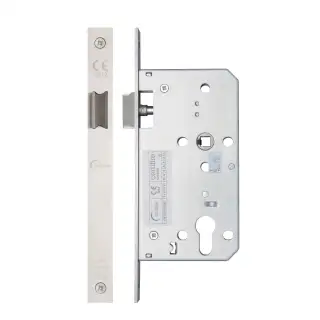 Eclipse 71411 DIN Latch 60mm - (22mm Square Forend) - Satin Stainless Steel