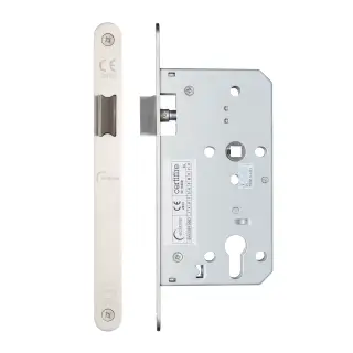 Eclipse 71421 DIN Latch 60mm - (22mm Radius Forend) - Satin Stainless Steel