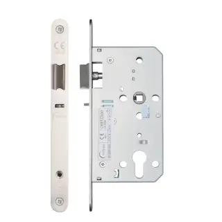 Eclipse 71424 DIN Nightlatch 60mm - (22mm Radius Forend) - Satin Stainless Steel
