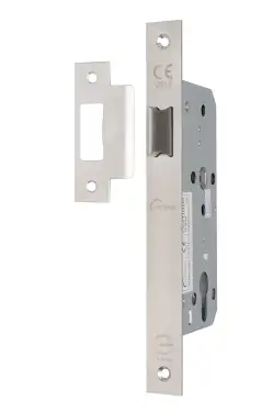 Click Here To Enlarge This Photo Of Eclipse 71431 DIN Latch 55mm - (24mm Square Forend) - Satin Stainless Steel