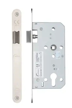 Click Here To Enlarge This Photo Of Eclipse 71441 DIN Latch 55mm - (24mm Radius Forend) - Satin Stainless Steel