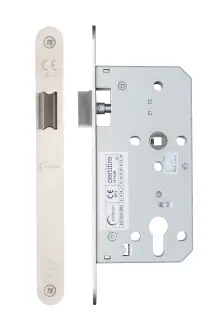 Eclipse 71441 DIN Latch 55mm - (24mm Radius Forend) - Satin Stainless Steel