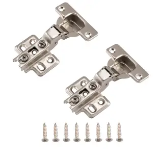 Eclipse 99013 35mm NP Slide On Cabinet Hinge 105° Half Overlay - Pack of 2