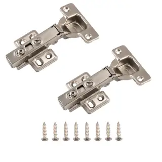Eclipse 99018 35mm NP Clip On Soft Close Cabinet Hinge 105° Full Overlay - Pack of 2