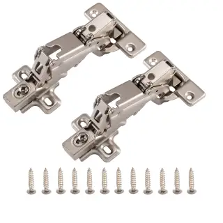 Eclipse 99019 35mm NP Clip On Cabinet Hinge 165° Full Overlay - Pack of 2