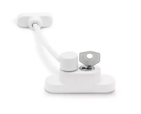 Click Here To Enlarge This Photo Of TSSCWRWHITE - TSS British Standard Cable Window Restrictor - White