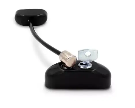 Click Here To Enlarge This Photo Of TSSCWRBLACK - TSS British Standard Cable Window Restrictor - Black