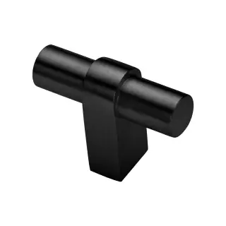 C2482-BKMT Heritage Brass Industrial T-Bar Cabinet Knob Matt Black Finish