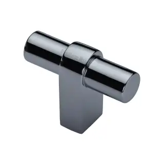 C2482-PC Heritage Brass Industrial T-Bar Cabinet Knob Polished Chrome Finish