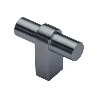 C2482-SC Heritage Brass Industrial T-Bar Cabinet Knob Satin Chrome Finish