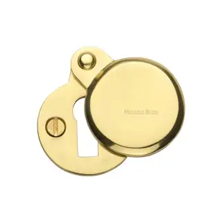 V1023-PB Heritage Brass Covered Keyhole Round  Polished Brass Finish