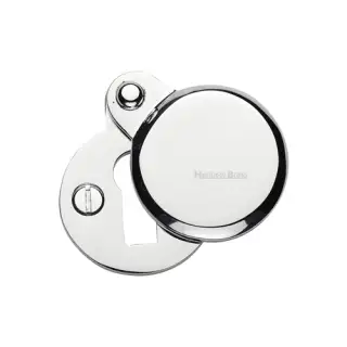 V1023-PC Heritage Brass Covered Keyhole Round  Polished Chrome Finish