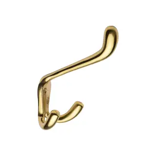 V1058-PB Heritage Brass Hat and Coat Hook  Polished Brass Finish