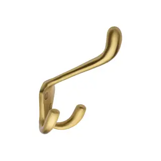 V1058-SB Heritage Brass Hat and Coat Hook  Satin Brass Finish