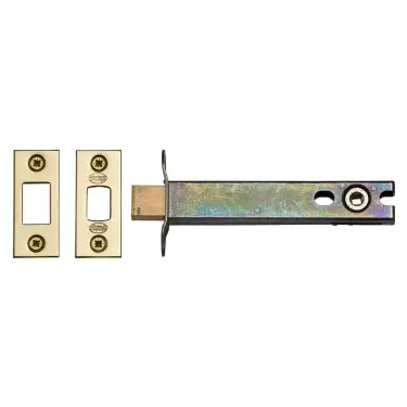 Click Here To Enlarge This Photo Of YKBDB5N-PB M.Marcus York Architectural Tubular Bathroom Deadbolt 5" Polished Brass Finish