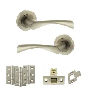 Atlantic - S34RSN STATUS Colorado Door Handle Pack - Satin Nickel