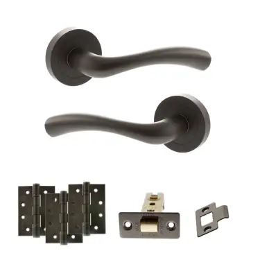 Click Here To Enlarge This Photo Of Atlantic - S35RUDB STATUS Texas Door Handle Pack - Urban Dark Bronze