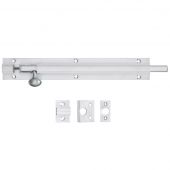 FB63SC - Zoo Hardware Fulton & Bray Architectural Barrel Bolt 300mm x 38mm Satin Chrome