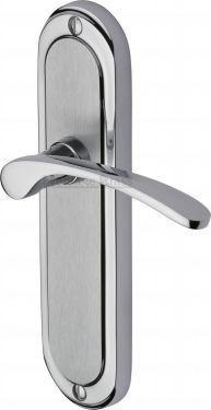 Click Here To Enlarge This Photo Of AMB6210-AP Heritage Brass Door Handle Lever Latch Ambassador Design Apollo Finish