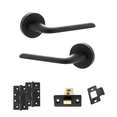 Click Here To Enlarge This Photo Of Atlantic - ECO60MB Eco Surf Door Handle Pack - Matt Black