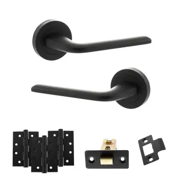Click Here To Enlarge This Photo Of Atlantic - ECO60MB Eco Surf Door Handle Pack - Matt Black
