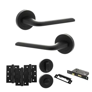 Click Here To Enlarge This Photo Of Atlantic - ECO60MB Eco Surf Door Handle Pack - Matt Black