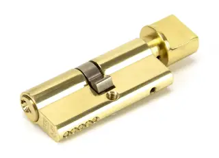 91869 From The Anvil Brass 35/35 Euro Profile Cylinder & Turn