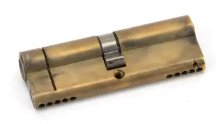 45819 From The Anvil Aged Brass 45/45 5pin Euro Profile Double Cylinder