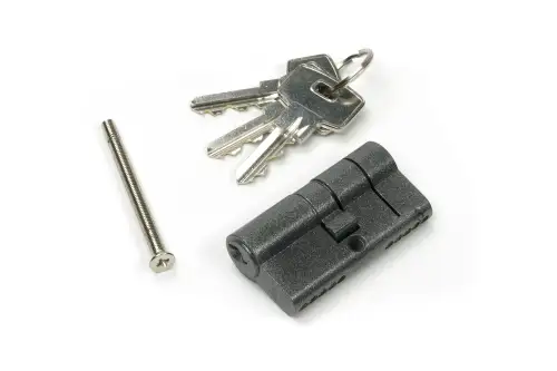 Click Here To Enlarge This Photo Of 45822 From The Anvil Pewter 30/30 5pin Euro Profile Double Cylinder (Keyed Alike)