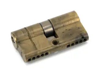 45823 From The Anvil Aged Brass 30/30 5pin Euro Profile Double Cylinder (Keyed Alike)