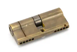 45827 From The Anvil Aged Brass 35/35 5pin Euro Profile Double Cylinder (Keyed Alike)