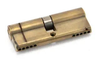 45831 From The Anvil Aged Brass 40/40 5pin Euro Profile Double Cylinder (Keyed Alike)