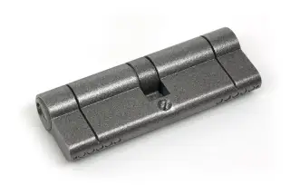 45838 From The Anvil Pewter 45/45 5pin Euro Profile Double Cylinder (Keyed Alike)
